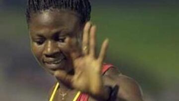 <B>CUMPLIÓ.</B> La atleta española, a pesar de la lluvía y del parón, consiguió su propósito de clasificarse para las semifinales.