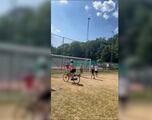 Video of interesting “bicycle header” goes viral