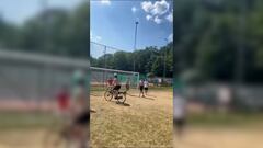 You’ve seen a bicycle kick in soccer...now watch a bicycle header! This kid posted a video of an interesting soccer move that’s gone viral.