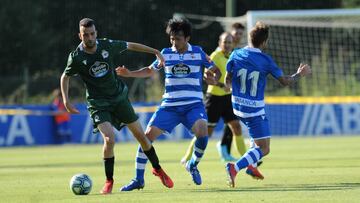 Gaku debut&oacute; con la camiseta del Deportivo