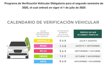 Verificación vehicular Edomex 2025: qué autos y placas presentan el trámite en agosto