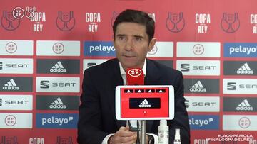 Marcelino: "La obligación de ganar este partido nos ha jugado una muy mala pasada"