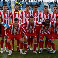 Giráldez jugó de rojiblanco con Koke