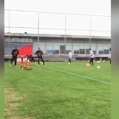 La movida práctica de la Roja a dos días de la semifinal con Perú