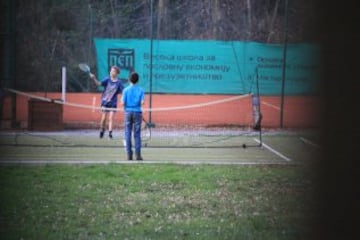 Algunos chavales pretenden seguir los pasos de Nole.