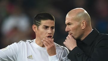 James gets birthday love from Zidane but remains out in the cold