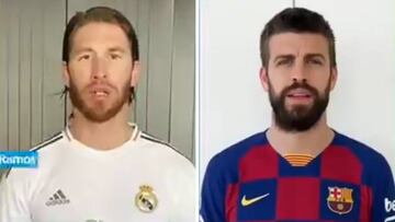 Ramos y Piqu¨¦, juntos en la campa?a 'BeActive' de FIFA