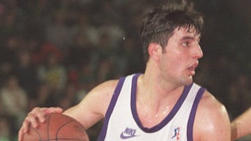 Dejan Bodiroga, con el Real Madrid.