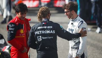 Hamilton responde a Sainz