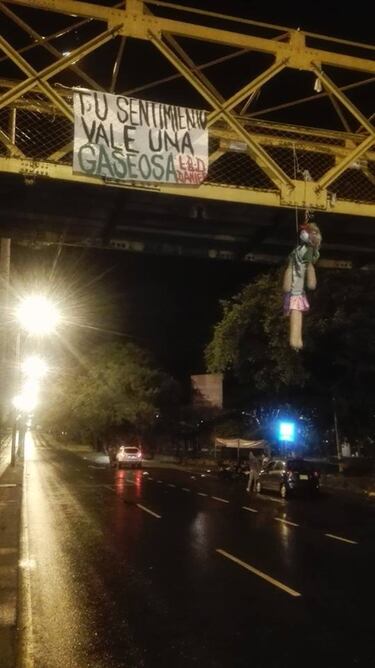 Pancartas en Medellín ponen tensión en vísperas del clásico