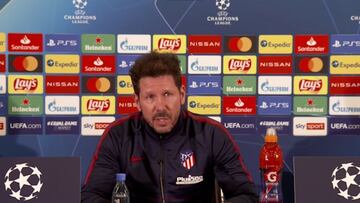 Simeone: "Es más una eliminatoria que un partido"