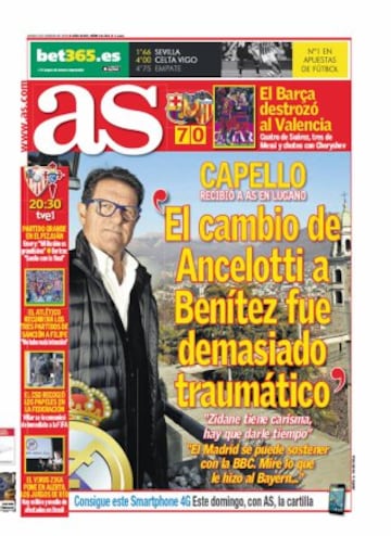 Las portadas de AS de febrero