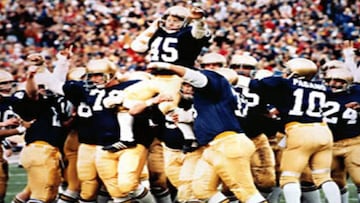 La historia de Rudy Ruettiger en la universidad de Notre Dame