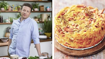 Jamie Oliver la vuelve a liar con unos espaguetis carbonara. Foto: Twitter