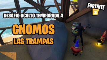 Desaf&iacute;o secreto de Fortnite: Gnomos - Las Trampas