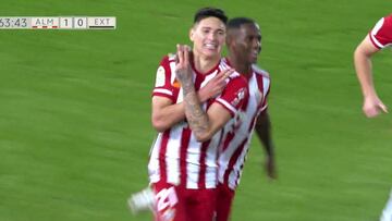 Resumen y goles del Almería - Extremadura de LaLiga SmartBank
