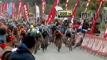 De las peores imágenes: la brutal caída en pleno sprint