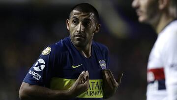 Ábila quiere ganarse un puesto, levantar su nivel y mostrarle a Alfaro que está para jugar. El delantero habló de todo.