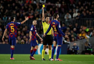 Row between two Barcelona heavyweights at training