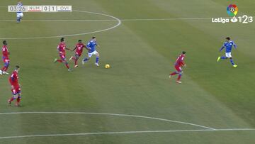 Está cedido por el Madrid y juega de lateral izquierdo: el golazo de Javi Hernández