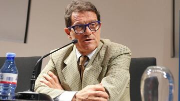 Fabio Capello, en una charla en Málaga.
