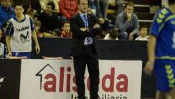 Jes&uacute;s Velasco, entrenador de Movistar Inter.