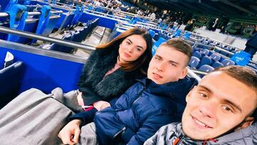 Lunin, en el Bernab¨¦u para ver el Madrid-Athletic