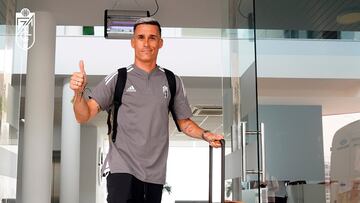 José Callejón.se incorpora a la concentración del Granada en Jerez.