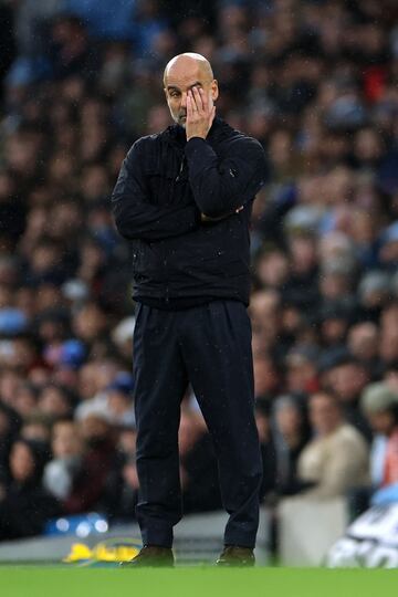 Guardiola siempre ha sido un entrenador muy expresivo y en el partido de la Premier ante el Liverpool no ha sido una excepción. Los 'reds' ganan por primera vez  en liga en el Etihad Stadium desde la llegada del técnico de Sampedor a Mánchester.