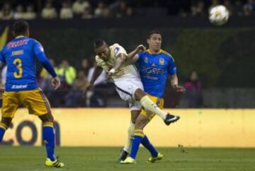 Gignac abrió el marcador ante un América que jugaba mejor. El francés salió lesionado y el empate del local vino por parte de Bruno Valdez. El campeón se decidirá en el Volcán.