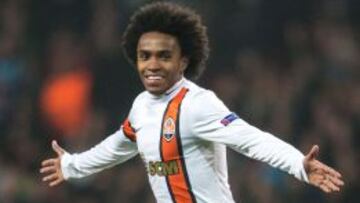 El brasileño Willian, en un partido por el Shakhtar.