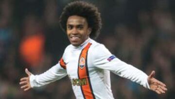 El brasile&ntilde;o Willian, en un partido por el Shakhtar.