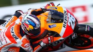 Dani Pedrosa gan&oacute; en Brno la pasada temporada.