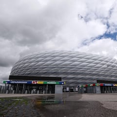 Allianz Arena, el cráter de 16 millones de colores
