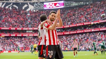 Aduriz, tras marcar al Betis