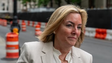 Dawn Hughes, experta en psicolog赤a, llega a la corte federal durante el juicio contra Sean "Diddy" Combs en un tribunal en Manhattan, Nueva York.