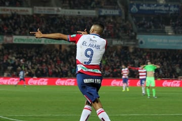 El Arabi en su etapa con el Granada.