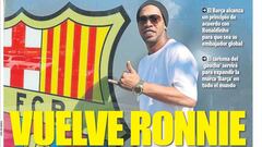 Ronaldinho será la imagen global del FC Barcelona