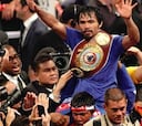 Pacquiao retiene el título ante Mosley pero sin K.O.