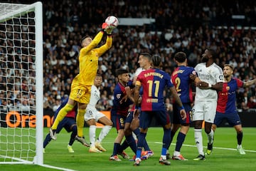 El Real Madrid fue el equipo que más lo intentó durante los primeros 45 minutos del partido. 