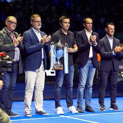 El WiZink se pone de pie para homenajear a Belasteguín