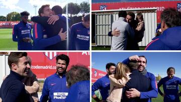 ¡Momentazo! Gabi se reencuentra con sus compañeros del Atleti