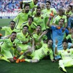 Alirón del Barça de Messi