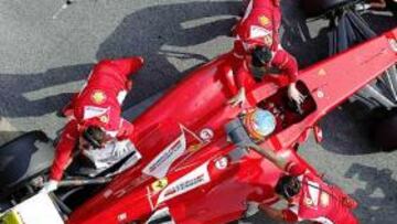 <strong>FERRARI, CON MUCHO TRABAJO POR DELANTE.</strong>