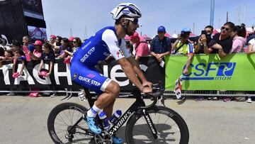 Fernando Gaviria sigue luchando por su primera victoria de etapa en el Giro.