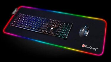 Esta es la alfombrilla de ratón RGB para ‘gaming’ mejor valorada en Amazon