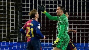 Wojciech Szczesny, en el partido de Copa contra el Atlético de Madrid.