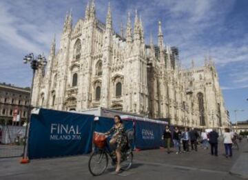 Champions League fever growing in the city of Milan