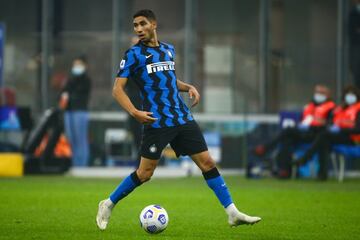 Achraf, con el Inter.