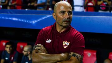 Jorge Sampaoli, entrenador del Sevilla.